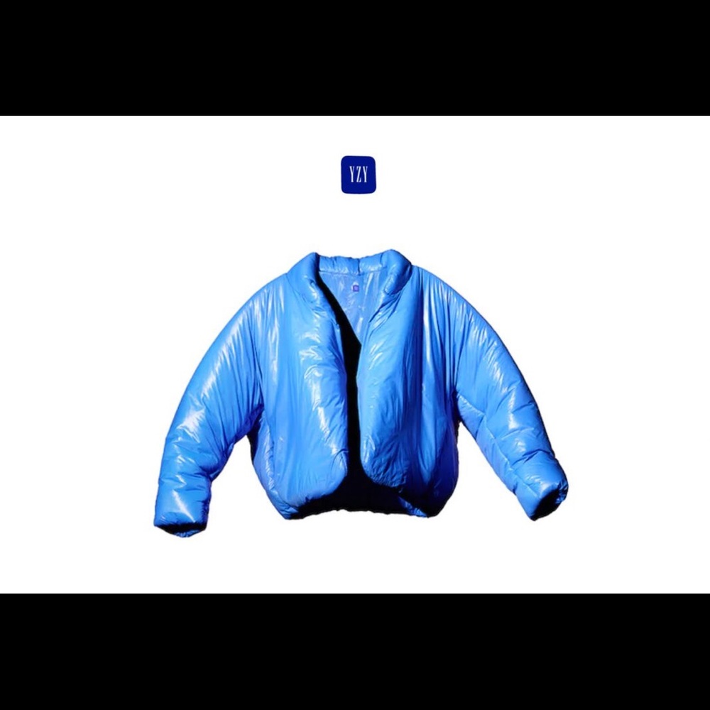 YZY x Gap Blue Round Jacket Kanye Ye Yeezy